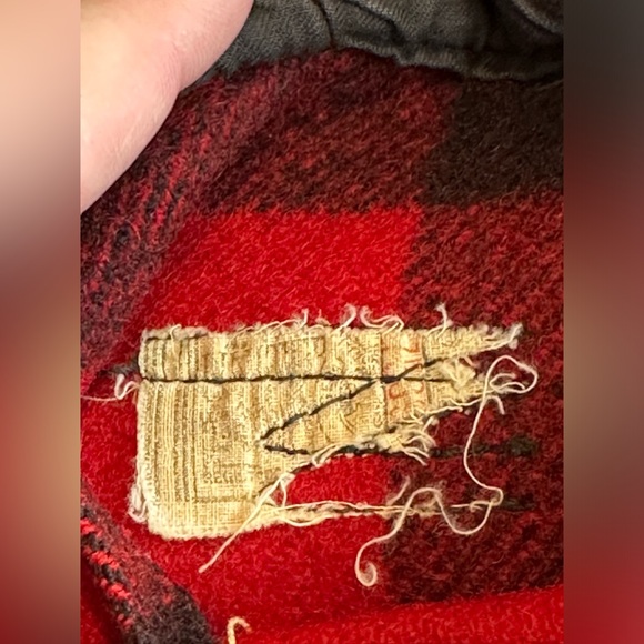 Vintage 1940s Filson Mackinaw Cruiser men’s large, red and black, MUSEUM GRADE! - Picture 6 of 9